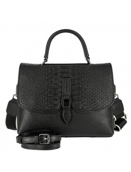 Женская кожаная сумка 8317 BLACK